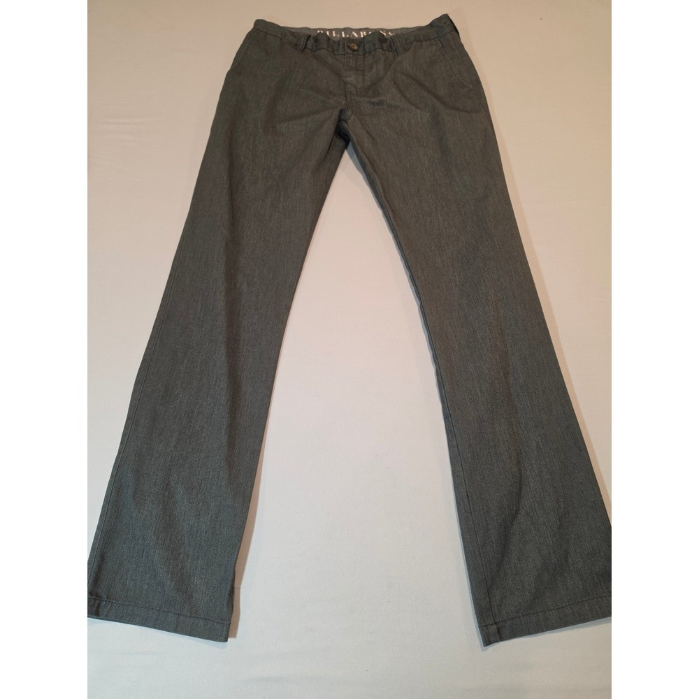 Billabong Carter Narrow Straight Leg Pants Mens 30 Gray Chino Trousers B312UCAP